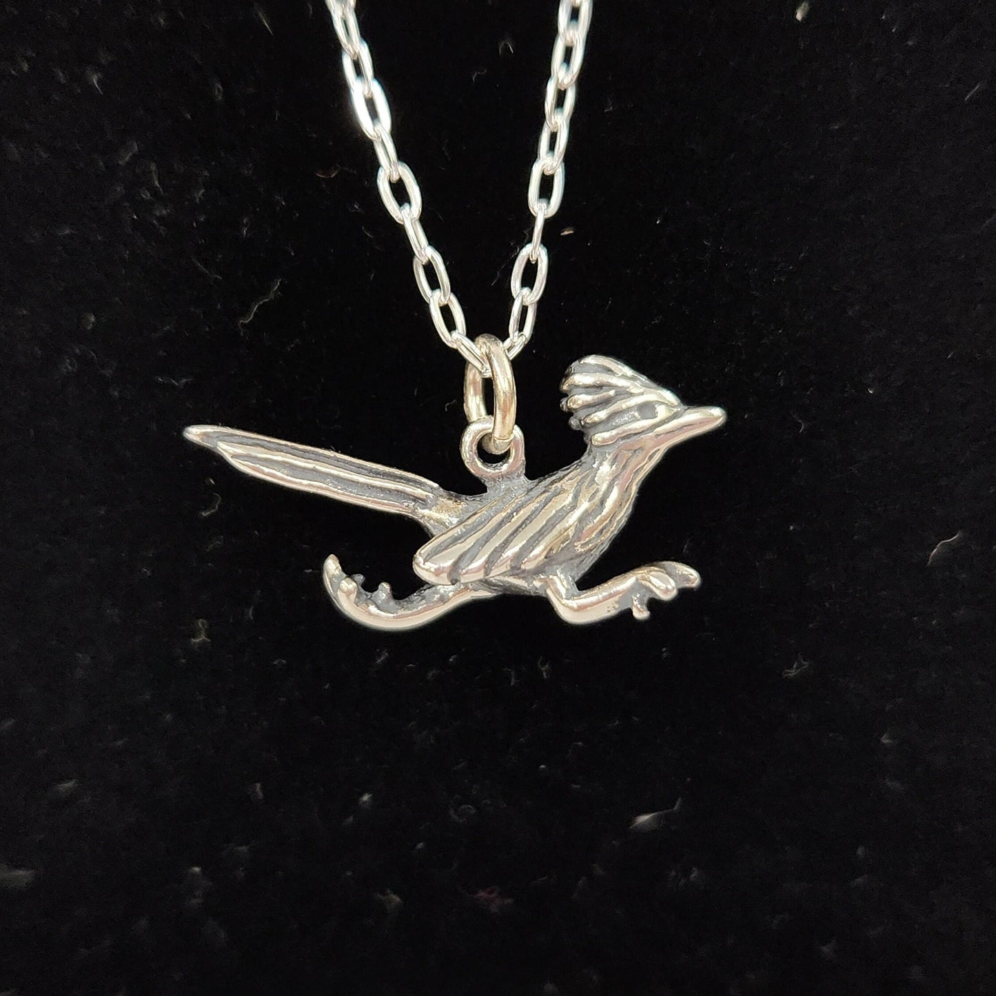 Roadrunner Necklace, Roadrunner Pendant, Southwest Necklace, Southwest Jewelry, Western Jewelry, Gift For Her, Gift For Him, Southwest Bird