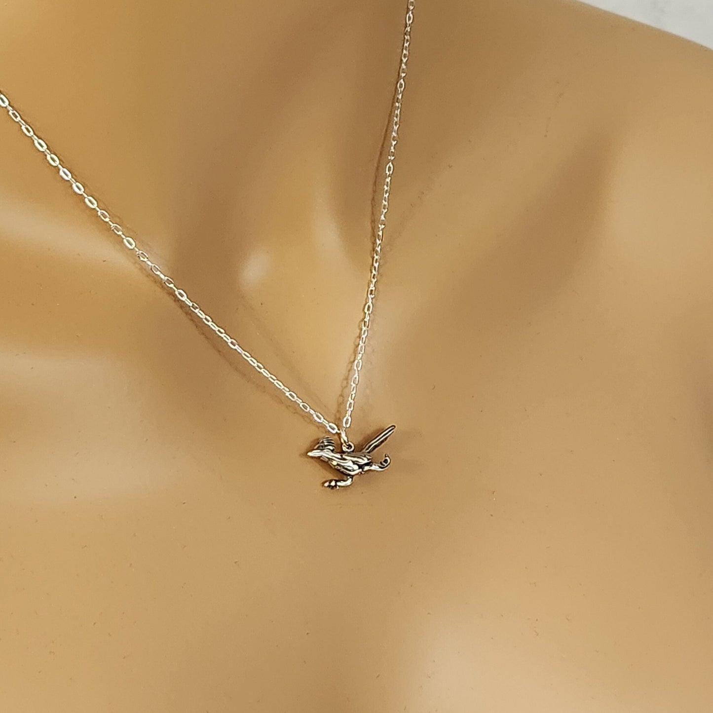 Roadrunner Necklace, Roadrunner Pendant, Southwest Necklace, Southwest Jewelry, Western Jewelry, Gift For Her, Gift For Him, Southwest Bird