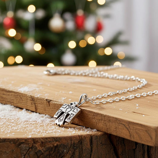 Sterling Silver Thunderbird Pendant Necklace - Western Design Jewelry