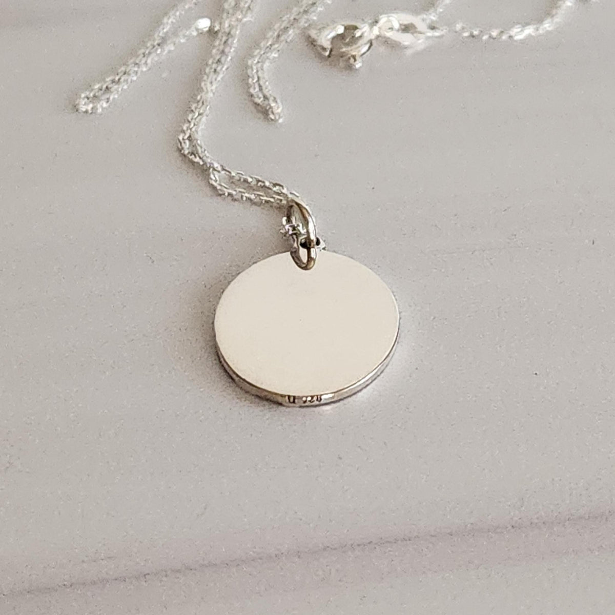 Desert Cactus Pendant Necklace - Sterling Silver Saguaro Moon