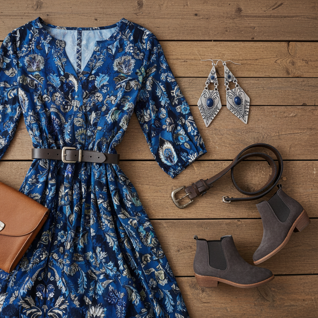 Antique Silver Etched Heart Earrings