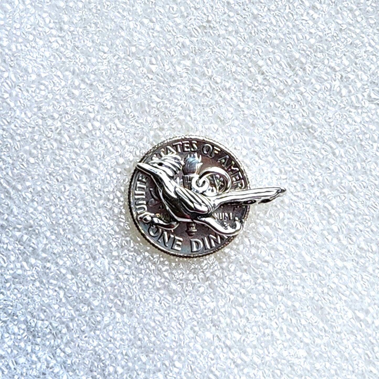 Sterling Silver Roadrunner Pendant Necklace - Southwest Bird Jewelry