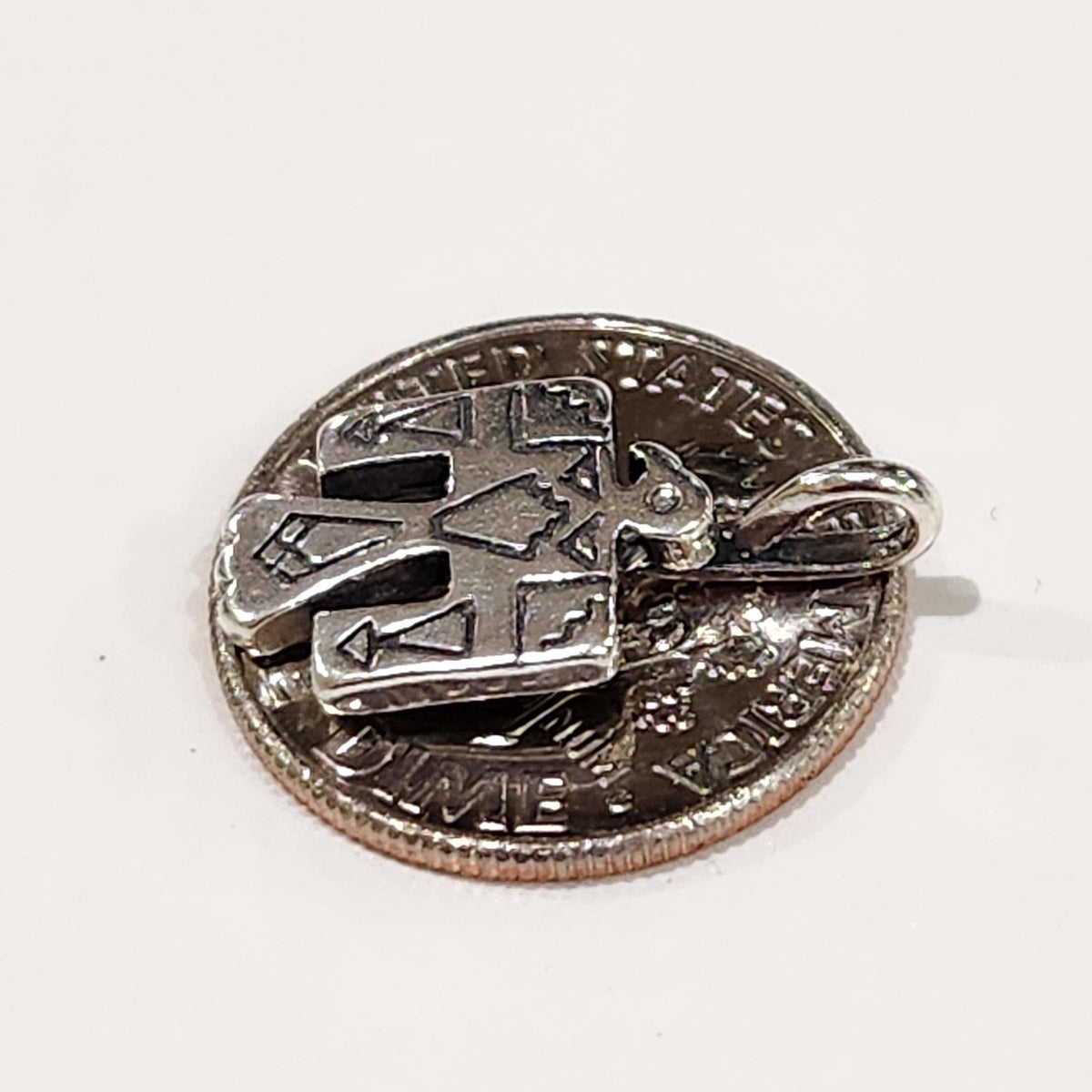 Sterling Silver Thunderbird Pendant Necklace - Western Design Jewelry